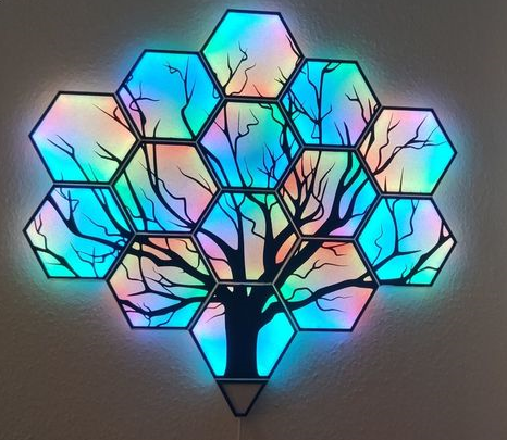 Adsız.png Hex Wall Decoration