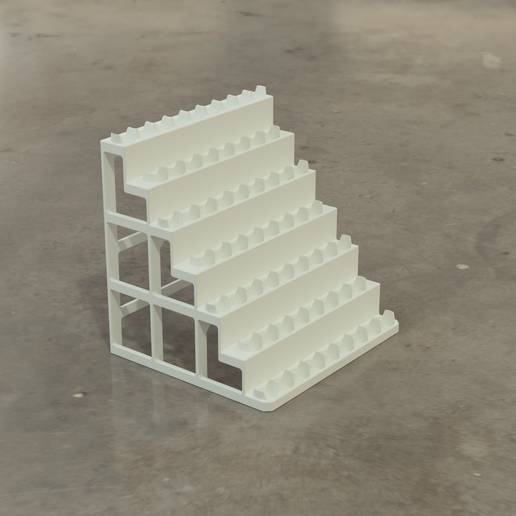 60‑Bottle Paint Rack – Desktop Organizer for Army Painter & Vallejo Dropper Bottles