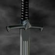 4.jpg Sword Game of Thrones Jon Snow, two size, 120 cm 47 Inch for FDM, Model Printing File STL for 3D Printing