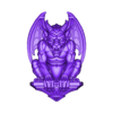 gargoyle.stl Настенная скульптура гаргульи - готический и фэнтезийный декор