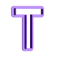 t_Low_case.stl squid game - alphabet font - cookie cutter