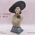 tvl-b.png Файл 3D Бюст леди Альсины Димитреску (Residual Evil)・Модель для загрузки и 3D-печати