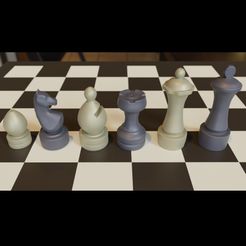 untitled.jpg STL-Datei 3D-Druckbares Chubby Chess Set OBJ 3MF 3D-Modell・Design für den 3D-Druck zum Herunterladen