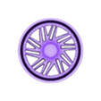 AZA-509.STL AZARA AZA-509 WHEEL 3D PRINT MODEL