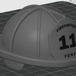 BL-Helm.png Amerikanischer Feuerwehrhelm mit Schild NYFD