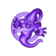 Kid Buu Logo ghostusters.stl 小鬼布欧捉鬼敢死队标志混搭