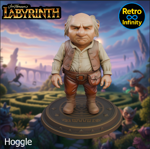 ♾️ Hoggle / Hoglete – Labyrinth / Dentro del Laberinto figura 3D estilo ...
