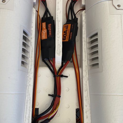 🚁 F-14 64mm Vented ESC Cover Freewing EDF・ 3MF File for 3D