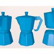 8568686.jpg Coffee Moka Pot stl file / Espresso cup Water drink