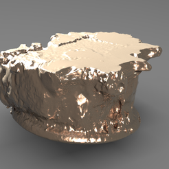 untitled.3053.png OBJ file Dragon rocks stand base 1・Model to download and 3D print