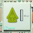 model-89-dimension.jpg huge christmas polymer clay cutter collection
