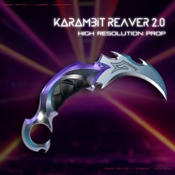 Cover-1-Karambit-Reaver-01.jpg STL-Datei HD Karambit Reaver 2・3D-druckbares Modell zum Herunterladen