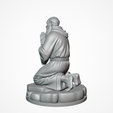 foto-5.png Preto Velho in Prayer - Umbanda Spiritual Entity Miniature Statue