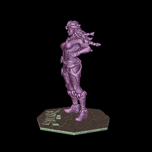 blender_dFKxaQB1bf.png Figurine Rogue Redux Costume Marvel Rivals Custom Figurine Holiday GIft