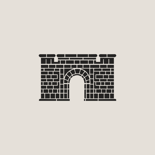 Ancient Sivas City Gates Minimalist Wall Art