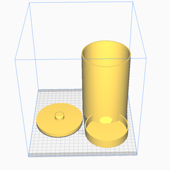 3.png Archivo STL Comedero Nerd - Comedero de círculo liso・Modelo para descargar y imprimir en 3D, JohanvW3D