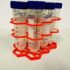 IMG_20200818_165639_Mittel.jpg STL-Datei Honeycomb Tube Rack kostenlos・Design für 3D-Drucker zum herunterladen