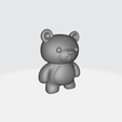 1.png Ourson - modèle 3d