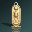 Cartouch-Egyptian-Jewelry-03.jpg Firavun Kartuşlu Mısır Takı Kolye Ucu