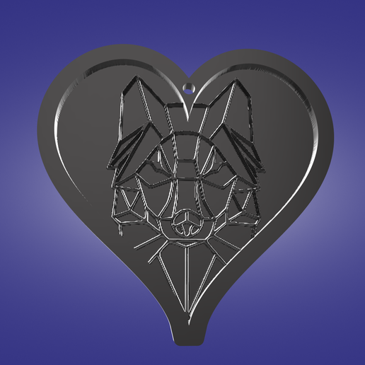 Key pendant 3D model