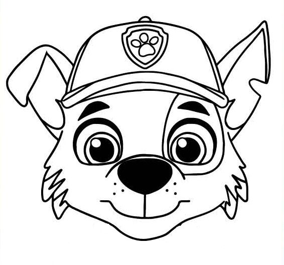 Download STL file Rocky paw patrol cutter and marker- canine patrol ...