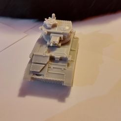 20220713_183401.jpg STL file Vickers-Armstrongs Light Tank Mark VI 1/56(28mm)・3D printer design to download