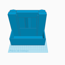 Neat-Migelo-4.png STL file Fibrons and blackboard eraser holder・3D print object to download