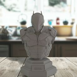 ss1.jpg Archivo 3D Busto Batman Arkham Knight・Objeto para impresora 3D para descargar