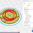 Dial_body_cura_view.jpg STL file Rainbow watch・3D printing idea to download, 3lobit
