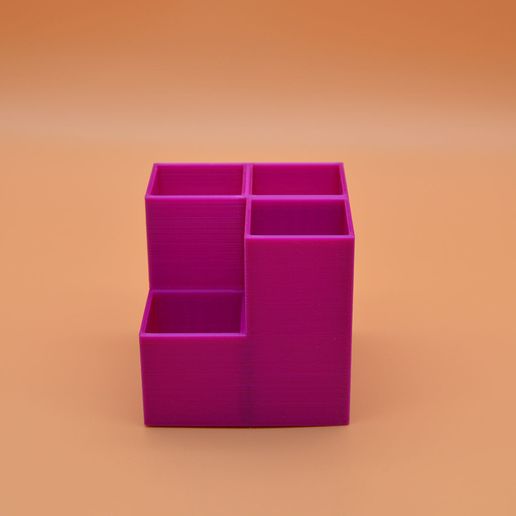 🖊️ Polycube Pen Holder – 3D Printed Desk Organizer・ STL File for 3D ...