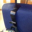 7.jpg Neckhook car seat office chair hooks 3D print model