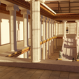 7.png Ancient Roman Government Building 3D model