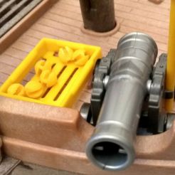 IMG_20181028_165126752_HDR.jpg Free 3D file Playmobil - Cannon ball・3D printable model to download