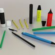 stationery_pack_5.jpg Stationery 3D Model Collection