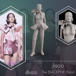 01.jpg STL file Jisoo Sculpture 3D print model・3D print design to download