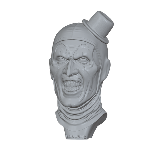 ART THE CLOWN Bust by MANIACMANCAVE3D