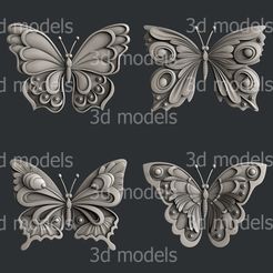 P321-alla.jpg Download STL file Butterfly • Design to 3D print, 3dmodelsByVadim