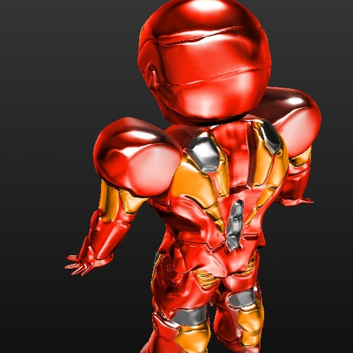 Descargar archivo OBJ gratis SD Iron man • Plan para la impresión en 3D ...