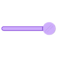 Release Knob.stl A 3D Printed Balloon Powered "Jet" Car With Inflator.