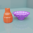 pots.png Archivo STL 🎉2 bote 🍲🍲🍯🎉・Modelo para descargar y imprimir en 3D