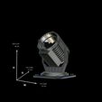16.jpg Batman Signal Searchlight Lamp 3D model File STL-OBJ For 3D printer
