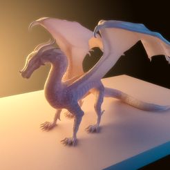 1.jpg Fichier STL Dragon de la tribu arc-en-ciel des Ailes de feu・Objet imprimable en 3D à télécharger