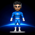 b.png Reed Richards // Fantastic Four, Pedro Pascal ( FUSION MASHUP COSPLAYERS ACTION FIGURE FAN ART CROSSOVER ANIME CHIBI )