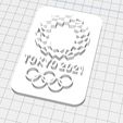 Param-Cura-2.jpg BLASON OLYMPIC GAMES TOKYO 2021 and 2020 stl
