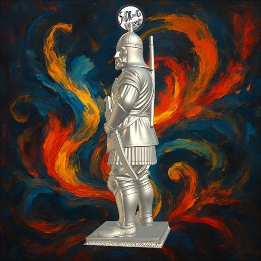 jpg_frame_00.jpg Gepanzerter kaukasischer Krieger mit Helm - SoliDRawinGs SG1922