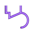 two_hole-right.stl Pegboard Hook