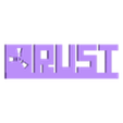 Rust.stl Rust Logo