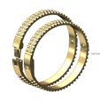 Slotted-Grooved-Flexture-bracelet-sizeM-00.jpg Carved and grooved pattern flexture clasp bracelet 3D print model