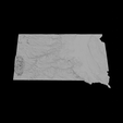 4.png Topographic Map of South Dakota – 3D Terrain