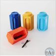 001.jpg STL-Datei PRINT IN PLACE AUFBEWAHRUNGSBOX/BEHÄLTER kostenlos・Vorlage für den 3D-Druck zum herunterladen